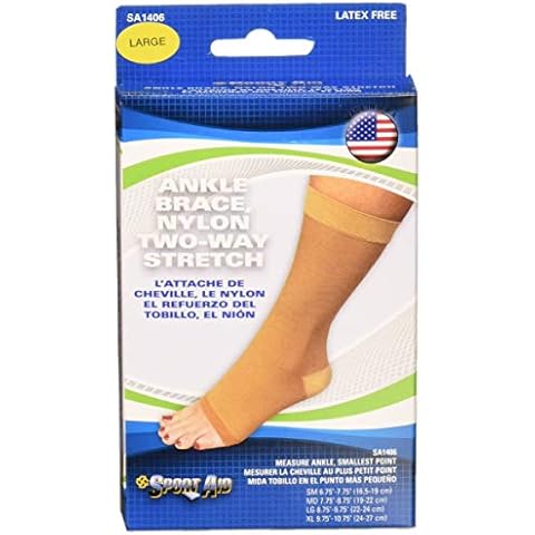 Sport Aid Ankle Brace Large Beige SA1406-1 Brace, Pack of 2 Cover