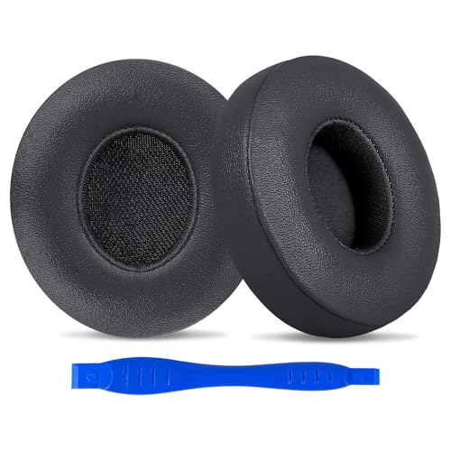 Coussinets pour Beats Solo 3 résolvant les douleurs d'oreilles avec mousse noire