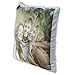 LOOXIS Coussin avec Votre Photo et Texte imprimé - Coussin Photo 40x40 à Personnaliser (Blanc, Surface Moelleuse)