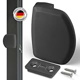NIMA PARTS Balkontürgriff Anthrazit – UV & wetterfester Terrassentürgriff inklusive Schrauben