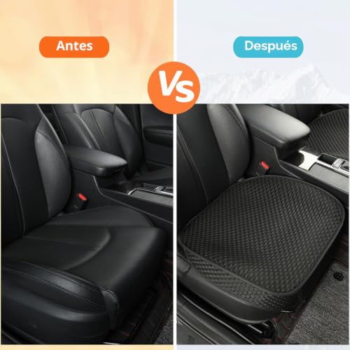 Fundas de asiento de coche Black Panther: seda helada transpirable y ajuste universal 6