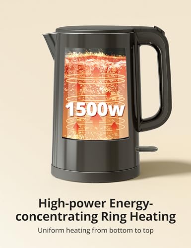 Image of Paris Rhone Electric Kettle, Tea Kettle with 6 Temperature Settings, 1.7L Cordless Hot Water Boiler Heater, Strix Thermostat, Touch Control, Auto-Shutoff /Boil-Dry Protection, Keep Warm, LED Indicator