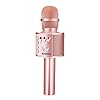 BONAOK Draadloze Bluetooth Karaoke Microfoon, 3-in-1 Draagbare Handbediend karaoke Microfoon Kind, Verjaardagscadeau…