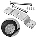 ELITEWILL Utility Cargo Trailer Enclosed Spare Tire Carrier Holder Mount Wheel Bracket