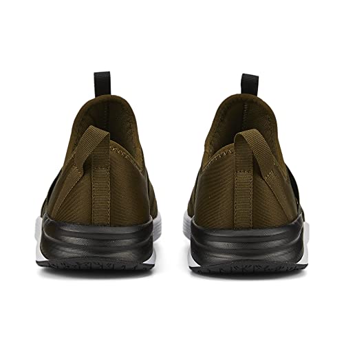 PUMA Women's Better Foam Prowl Slip On Sneaker, Deep Olive White, 6.5