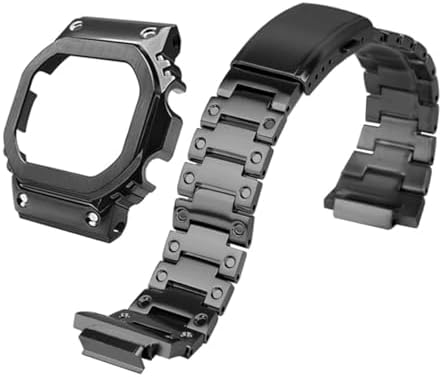 DW5600 Case Band Mod Kit, Stainless Steel Case Bezel Strap Bracelet Compatible with Casio G-Shock DW5600, GW-B5600, GB5600, GWX5600, DW5025/ DW5700/ DW5735/ DW5750 image 4
