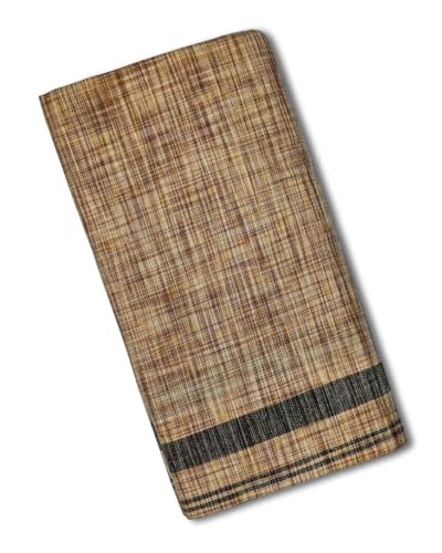 Image of Self Design Lungi & Dhoti for Men (Unstitched)| Lungi for Mens Cotton Blend | 2 Meter | Soft, Lightweight & Breathable Fabric | Ethnic Wear for Daily Use