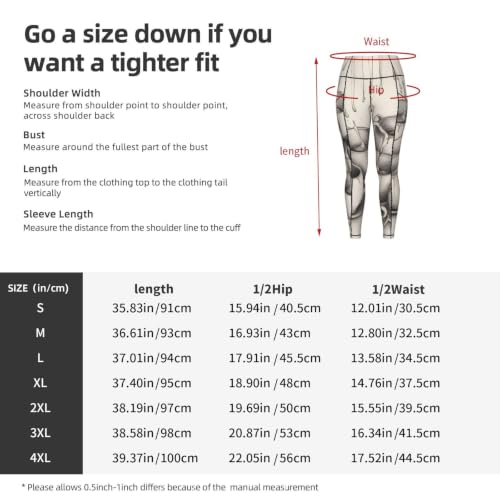 Leggings con estampado de teteras anti-transparencias para ejercicio cómodo 5