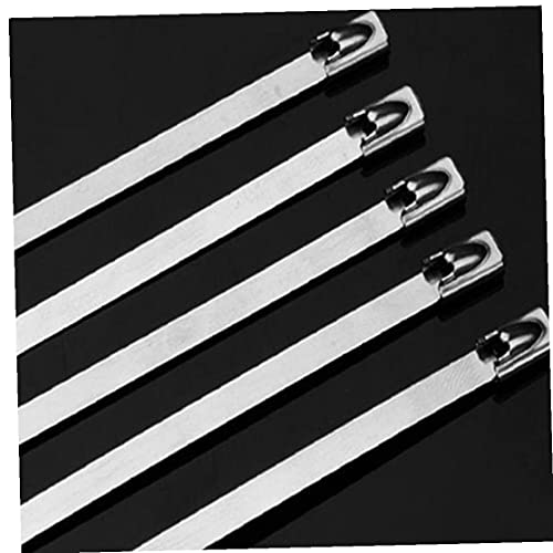 50 STKS Kabelbinders Rvs Herbruikbare Metalen Heavy Duty Vergrendeling voor Eenvoudige Installatie Kantoor Garage Thuis… - Image 7