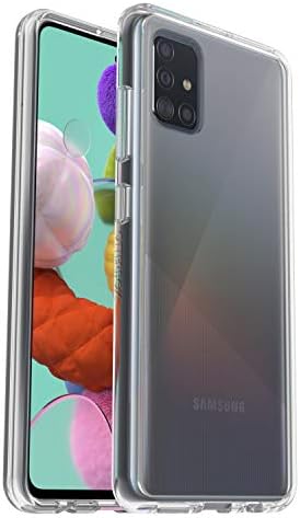 OtterBox Sleek Series Case for Samsung Galaxy A42 5G, Shockproof, Drop proof, Ultra-Slim, Protective Thin Case, Tested to Military Standard, Clear/Red, No Retail Packaging