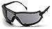 Pyramex Safety Pyramex V2G Safety Glasses, Black Frame/Gray Anti-Fog Lens
