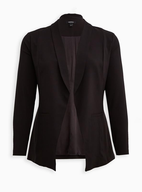 Torrid Women's Plus Size Top - Parker Studio Crepe Blazer4
