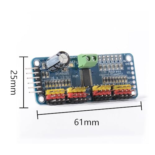 2 pcs PCA9685 PWM Motor Treiber 16 Kanal 12-Bit PWM IIC Modul，für AR-duino Roboter,für Roboter Steuerung Electronic Expansion Sector