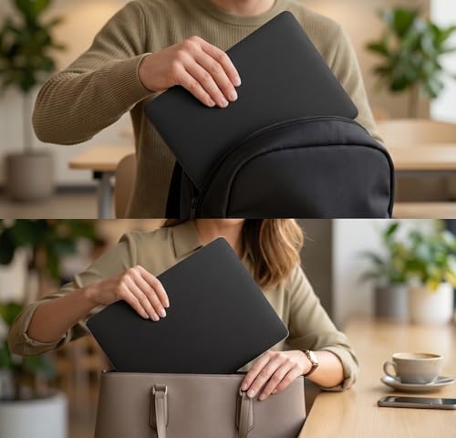 Image of Saco Laptop Sticker Skin Compatible with 2026 MacBook Neo 13 Inch with A18 Pro Chip Model A3404, Matte Finish, Scratch Resistance, Decal Skin - Black