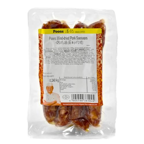 Poons Chinese Pork Sausage Lap Cheong 4PC