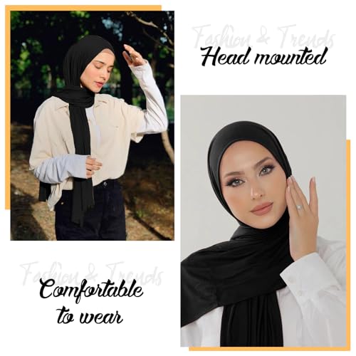 Modal silk scarf for Women Long Scarf for African Hair Wraps Stretch Head Wrap Scarves Fashion Long Scarf Shawls2