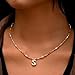 Ritach Easter Gifts for Kids Teens Girl - A Initial Necklaces for Women Girls Fashion Initial Necklace for Girls Tween Teen Girl Gifts Trendy Stuff Baby Easter Basket Stuffers for Teens Kid Toddler