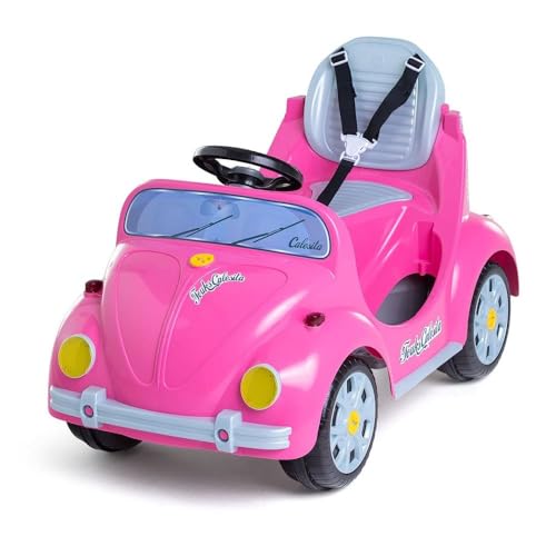 CARRINHO DE PASSEIO COM PEDAL FOUKS ROSA - CALESITA 996
