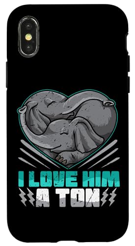 �}�b�`���O�J�b�v�� I LOVE HIM A TON �G���t�@���g ����� �ʔ������� �X�}�z�P�[�X iPhone X/XS �p