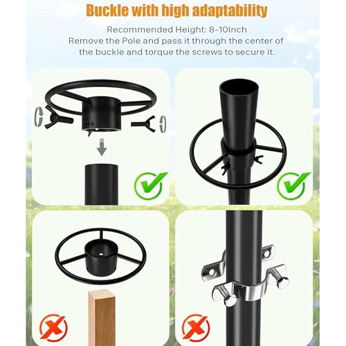 Stop aux écureuils avec ce baffle pour écureuil résistant aux intempéries pour jardin - 7