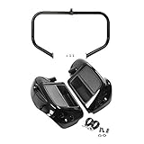 XFMT Lower Vented Leg Fairing Glove Box & Engine Guard Highway Crash Bar for Harley Touring Road King Street Glide Road Glide 2014-2023