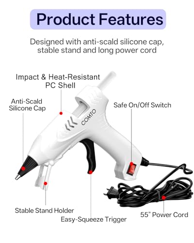 COMTO 20W Mini Glue Gun Kit