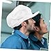 HAKIDZEL Static Working Cap with Breathable Mesh Design for Electronics Food Pharmaceutical Industry Comfortable Protective Hair Cover for Workshop Use White