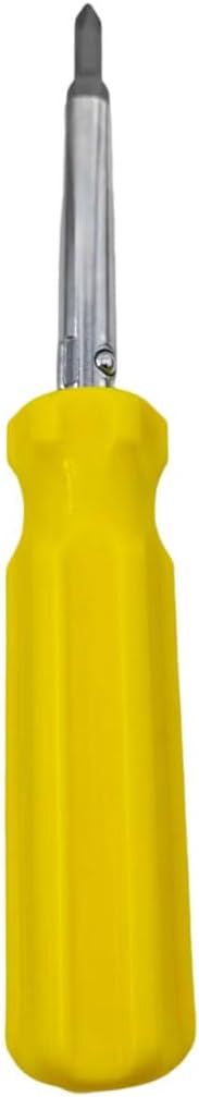 6-in-1 Screwdriver/Nut Driver Set,#1 And #2 Phillips, 3/16 And 5/16 Slotteds, 1/4" & 5/16" Nut Driver Bit Tubesnap-on 6 In 1 Multifunctional Screwdriver Bits yellow 1pc