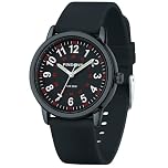 PINDOWS Watches for Women, Analog Quartz Ladies Watches for Students Women and Men, 30M Waterproof Military Time Luminous Easy-Read Dial