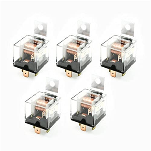 Relais auto 12V 40A JD1912 contre les surcharges électriques, lot de 5 modules à 4 broches