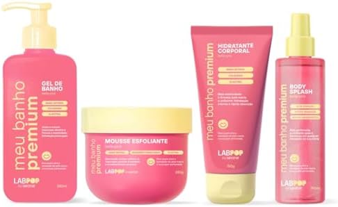 Kit de Banho Belle Pink LabPop Labotrat Meu Banho Premium