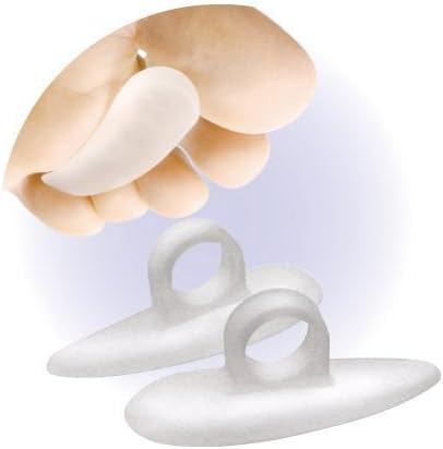Gelx All Gel Toe Support Prop | Custom Shaped for Each Toe & Foot | Medium Right (2nd-3rd / 3rd-4th Toes)