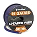 InstallGear 14 Gauge AWG 500ft Speaker Wire True Spec and Soft Touch Cable