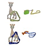8 Straps Hnybaby Straps Baby Stroller Accessories Toy Strap For Baby Toys Bottles Sippy Cups (Blue/Yellow)