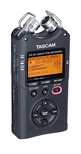 Tascam, 4 AD Converter, usb2.0, Black, DR-40