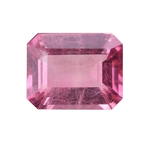 Tourmaline rose naturelle 3.65 CT taille émeraude pour sublimer vos tenues de soirée