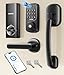 Smart Deadbolt Lock Fingerprint with 2 Lever Handles, Keyless Entry Front Door Lock Set, Electronic Keypad Lock, App Control - Auto Lock, Long Battery Life, Secure Home Basic Locks
