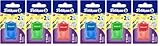 Pelikan 700245 Anspitzer mit Behälter mit 2 Löchern, Blau, Rosa oder Grün (Packung mit 2)