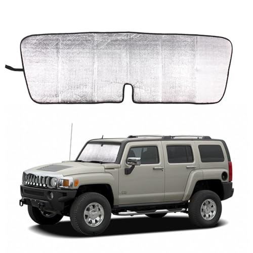 Windshield Sunshade for Hummer H3 2005-2009 Accessories Front Window Sun Shade Foldable Reflective...