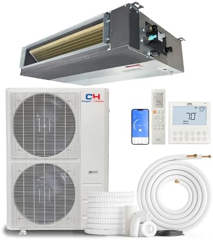 Cooper & Hunter 48,000 BTU 230V Concealed Ducted Mini Split, 17 SEER2