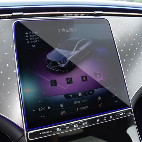 Film Protection Benz EQE 2023 pour éviter les rayures sur l'écran GPS du tableau de bord
