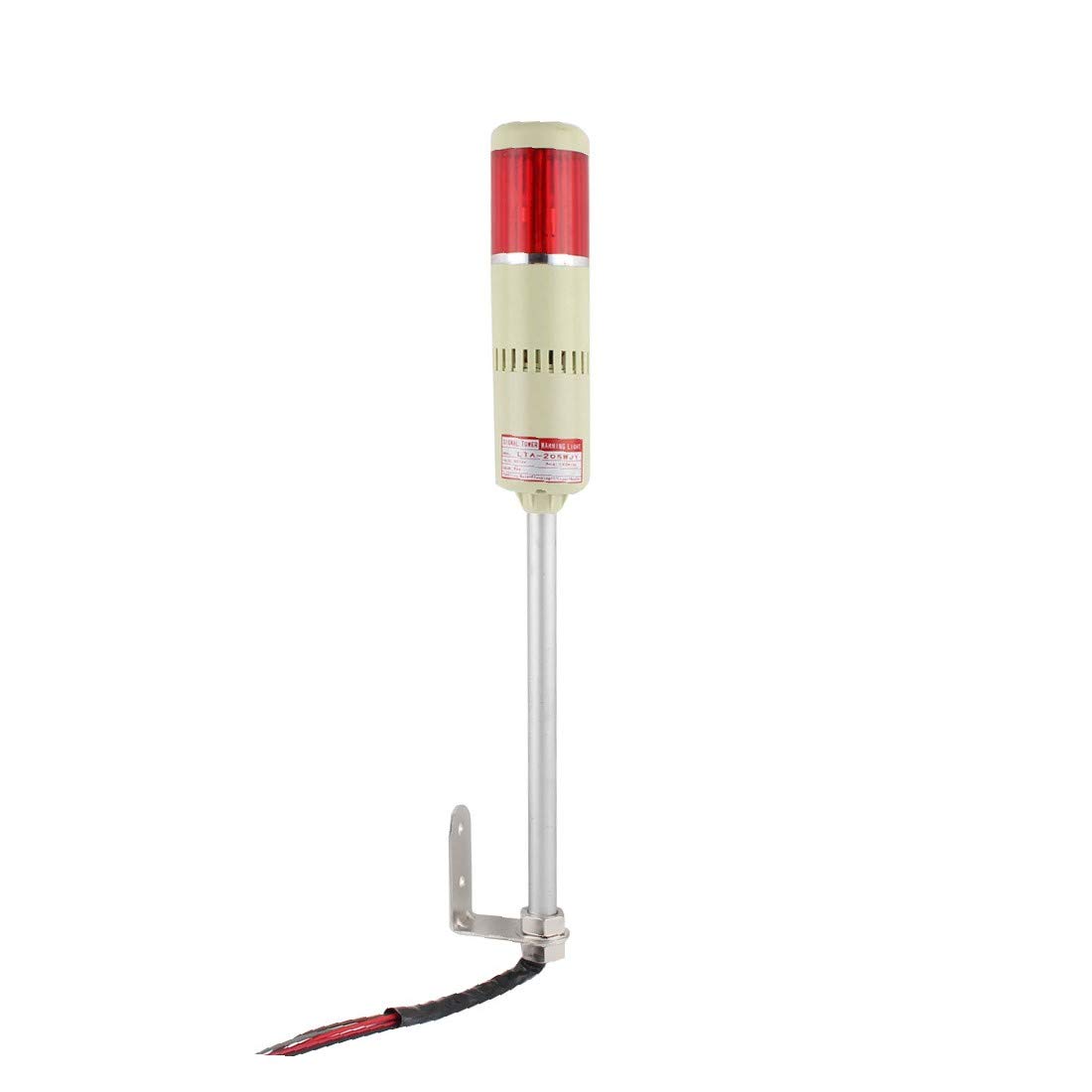 DC 12V Indicador de lámpara de torre roja Seguridad Señal de advertencia industrial Luz de pila(DC 12V - Rotes Turmlampen - Anzeigegerät für industrielle Warnsignale