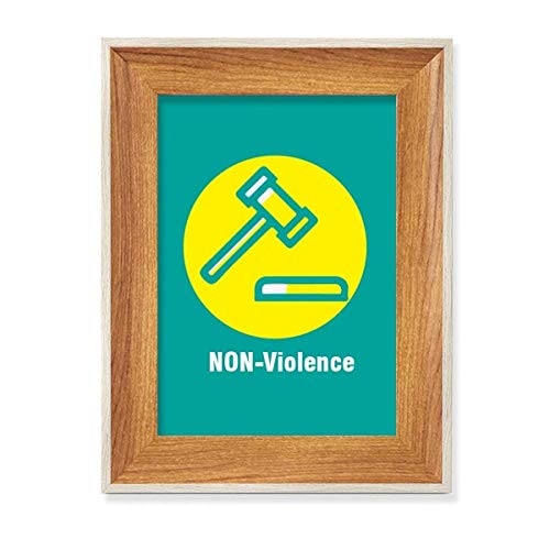 Mantener la Paz la Amistad Escritorio Marco de Fotos de Madera Pantalla Imagen Arte Pintura Múltiples Conjuntos