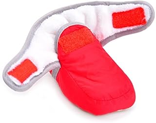 Estamico Baby Boys Girls Hook and Loop Winter Warm Boots Crib Shoes Yellow 0-6 Months