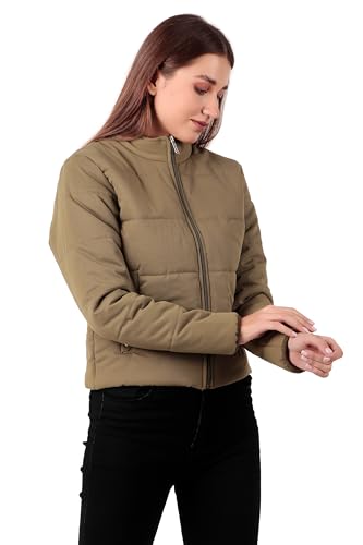 Image of Brazo Cotton Women's Crop Winterwear Jacket - Stylish, Warm, and Comfortable for Ultimate Winter Protection