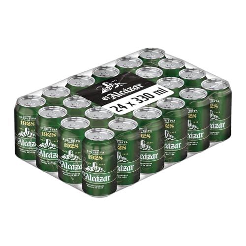El Alcazar cerveza Especial, Pack 24 Latas, 33 cl
