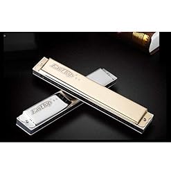KMDSM Harmonica trémolo 24 trous et 28 trous, costume de joueur professionnel 7 et 12 tons for adultes, Ensemble-cadeau… - Les Beatles, Paul McCartney, John Lennon, RIngo Starr, George Harrison KMDSM Harmonica trémolo 24 trous et 28 trous, costume de joueur professionnel 7 et 12 tons for adultes, Ensemble-cadeau… – Image 3