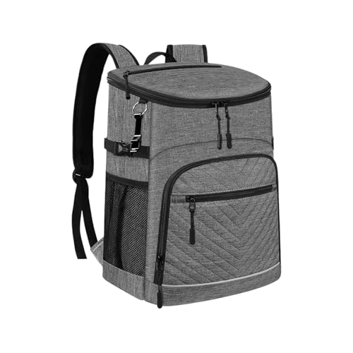 Mochila enfriadora – Mochila de hielera a prueba de fugas, bolsa de hielo al aire libre para viajes, camping, canotaje, senderismo, playa, barbacoa, compras, trabajo, almuerzo, almacenamiento con
