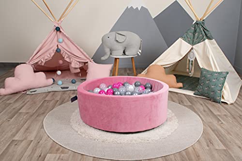 Delsit Ball Pool Chenille Pink