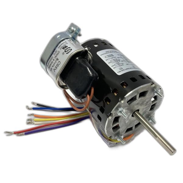 US Motors 1/12-1/20Hp 1550 rpm, 4 poles, 1 shaft, 2.5in OAO Enclosure, 3.3 diameter, Reversible, 115V/230V/50/60Hz/1Ph frame 4.17in 9664